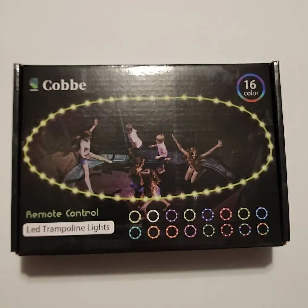 Cobbe 16 Color Remote Control Led Trampoline Lights New In Box